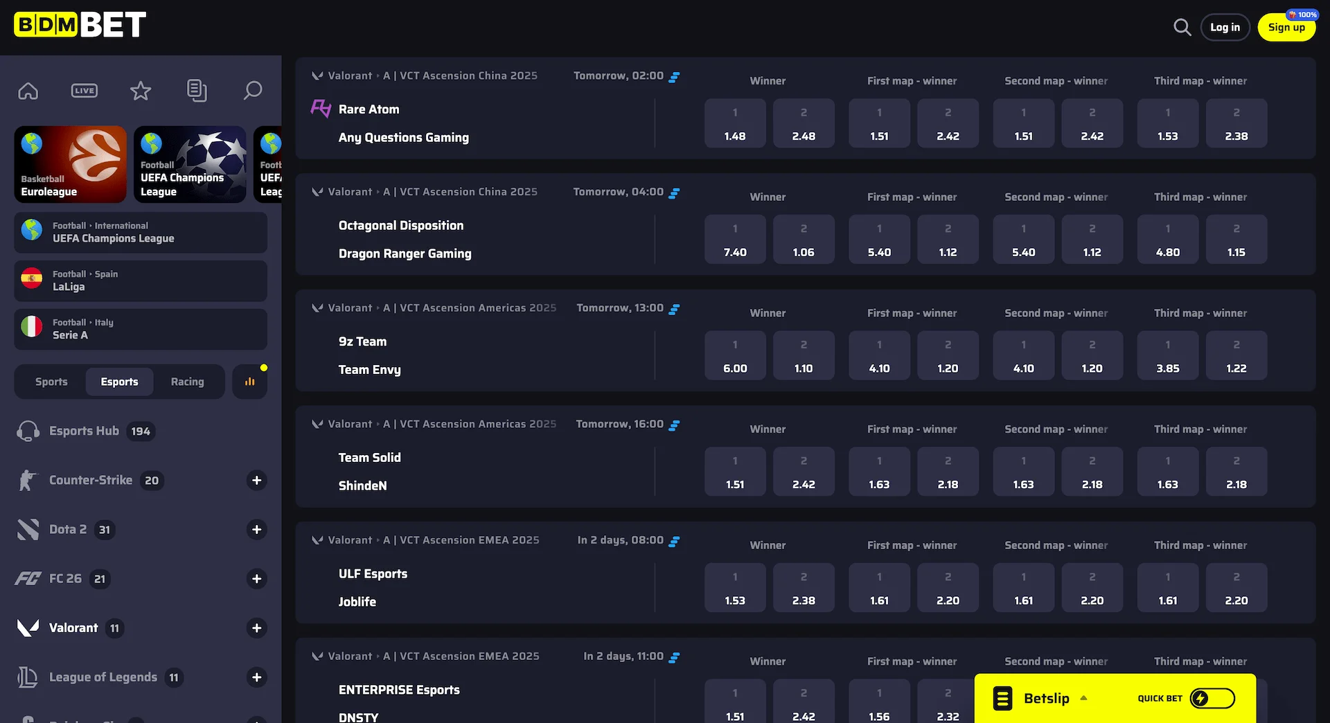 Apostas em Esports